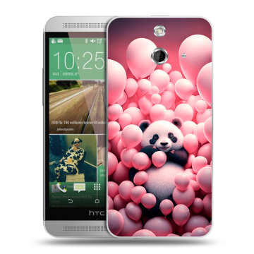 Пластиковый чехол на HTC One E8 с принтом Панда