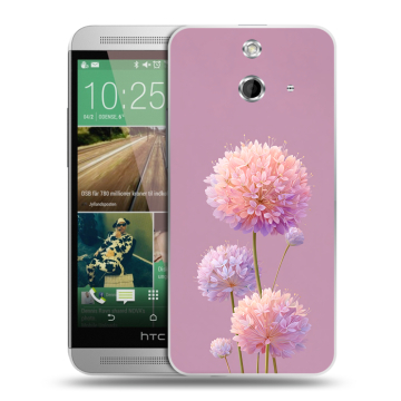 Пластиковый чехол на HTC One E8 с принтом Цветы