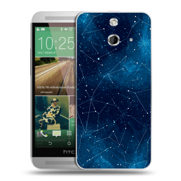 Пластиковый чехол на HTC One E8 с принтом Космос звезды