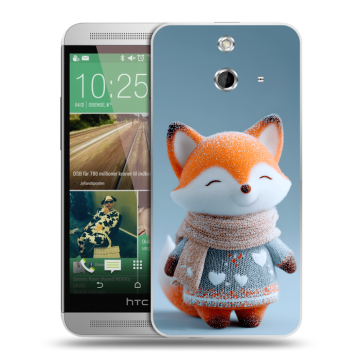 Пластиковый чехол на HTC One E8 с принтом Лиса