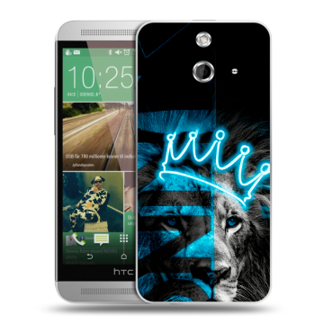 Пластиковый чехол на HTC One E8 с принтом Король лев Пластиковый чехол на HTC One E8 с принтом Король лев