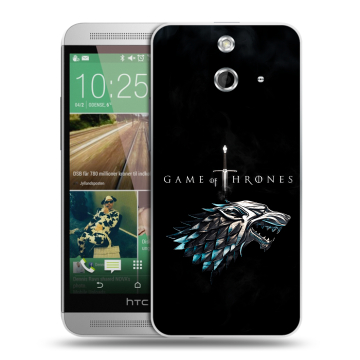 Пластиковый чехол на HTC One E8 с принтом Игра Престолов Game Thrones