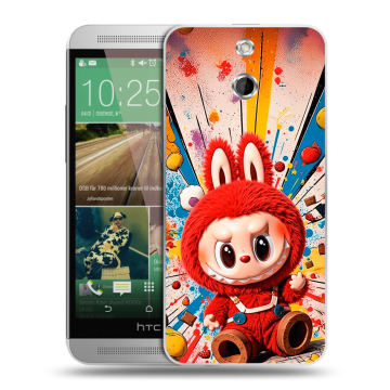 Пластиковый чехол на HTC One E8 с принтом Labubu Лабубу