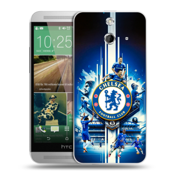 Пластиковый чехол на HTC One E8 с принтом Chelsea Челси Пластиковый чехол на HTC One E8 с принтом Chelsea Челси