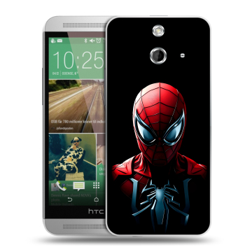Пластиковый чехол на HTC One E8 с принтом Spiderman Человек паук