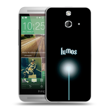 Пластиковый чехол на HTC One E8 с принтом Harry Potter Гарри Поттер