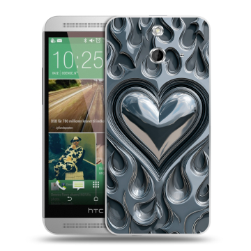 Пластиковый чехол на HTC One E8 с принтом Y2K