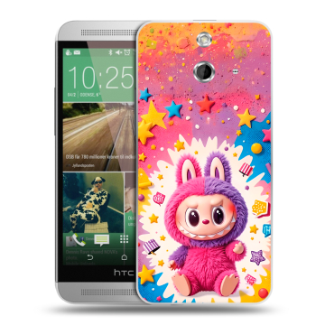 Пластиковый чехол на HTC One E8 с принтом Labubu Лабубу Пластиковый чехол на HTC One E8 с принтом Labubu Лабубу