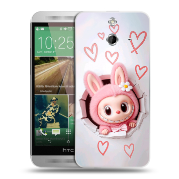 Пластиковый чехол на HTC One E8 с принтом Labubu Лабубу