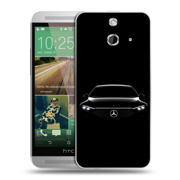Пластиковый чехол на HTC One E8 с принтом Mercedes Мерседес Пластиковый чехол на HTC One E8 с принтом Mercedes Мерседес
