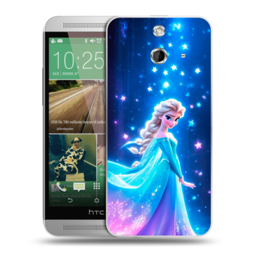 Пластиковый чехол на HTC One E8 с принтом Холодное сердце Frozen Пластиковый чехол на HTC One E8 с принтом Холодное сердце Frozen