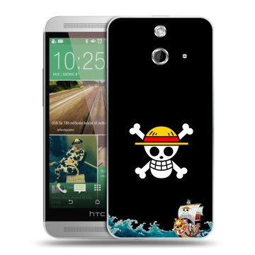 Пластиковый чехол на HTC One E8 с принтом One Piece Ван Пис