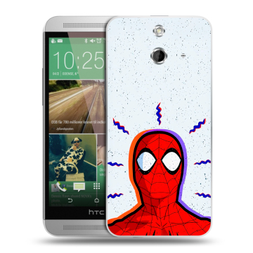 Пластиковый чехол на HTC One E8 с принтом Spiderman Человек паук Пластиковый чехол на HTC One E8 с принтом Spiderman Человек паук