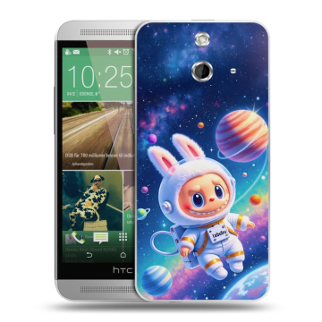 Пластиковый чехол на HTC One E8 с принтом Labubu Лабубу