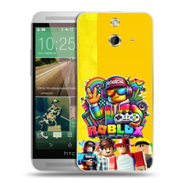 Пластиковый чехол на HTC One E8 с принтом Roblox Роблокс Пластиковый чехол на HTC One E8 с принтом Roblox Роблокс
