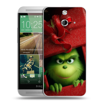 Пластиковый чехол на HTC One E8 с принтом Новый год Пластиковый чехол на HTC One E8 с принтом Новый год