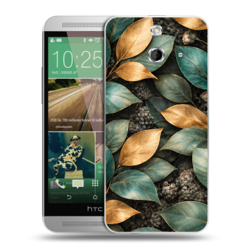 Пластиковый чехол на HTC One E8 с принтом женский