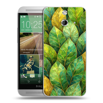 Пластиковый чехол на HTC One E8 с принтом женский