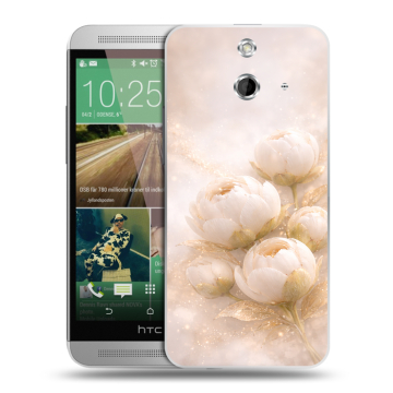 Пластиковый чехол на HTC One E8 с принтом женский