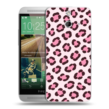 Пластиковый чехол на HTC One E8 с принтом для девочек