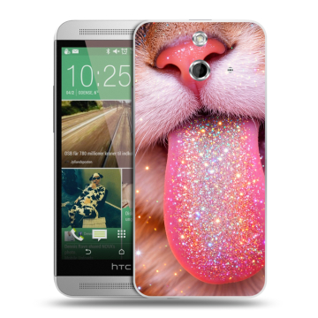 Пластиковый чехол на HTC One E8 с принтом для девочек