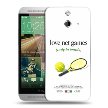 Пластиковый чехол на HTC One E8 с принтом для девочек