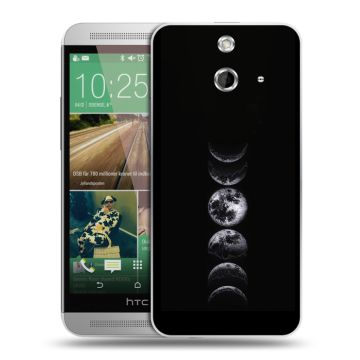 Пластиковый чехол на HTC One E8 с принтом женский