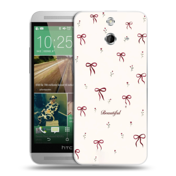 Пластиковый чехол на HTC One E8 с принтом для девочек