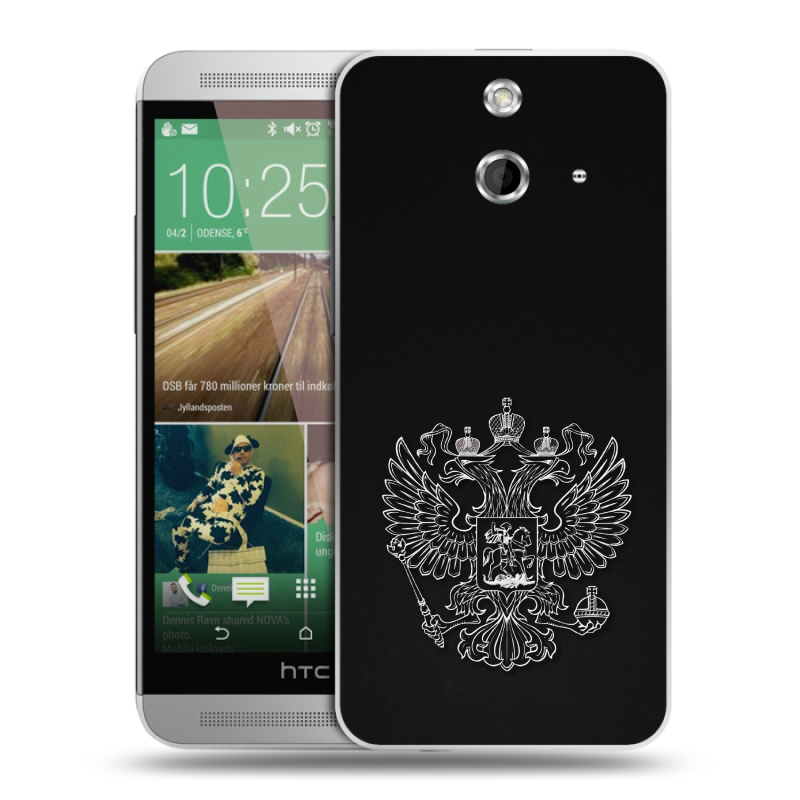Пластиковый чехол на HTC One E8 с принтом Герб России Пластиковый чехол на HTC One E8 с принтом Герб России