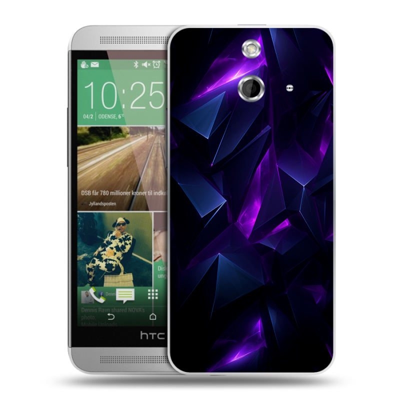 Пластиковый чехол на HTC One E8 с принтом Абстракиция Пластиковый чехол на HTC One E8 с принтом Абстракиция