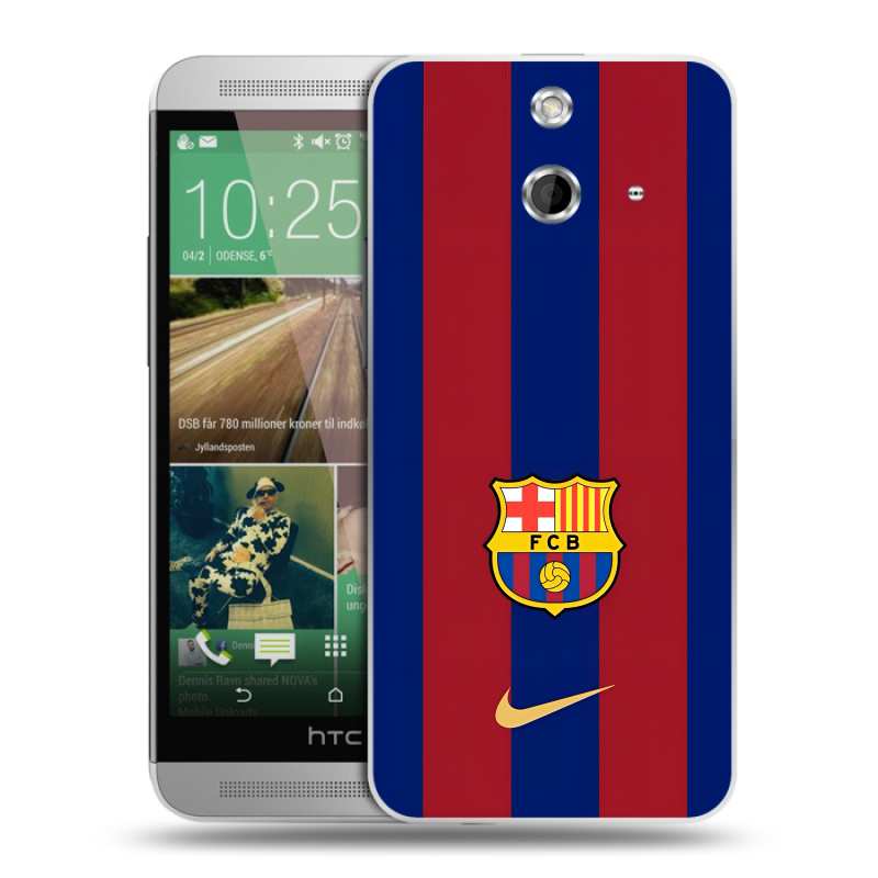 Пластиковый чехол на HTC One E8 с принтом Барселона Barcelona Пластиковый чехол на HTC One E8 с принтом Барселона Barcelona