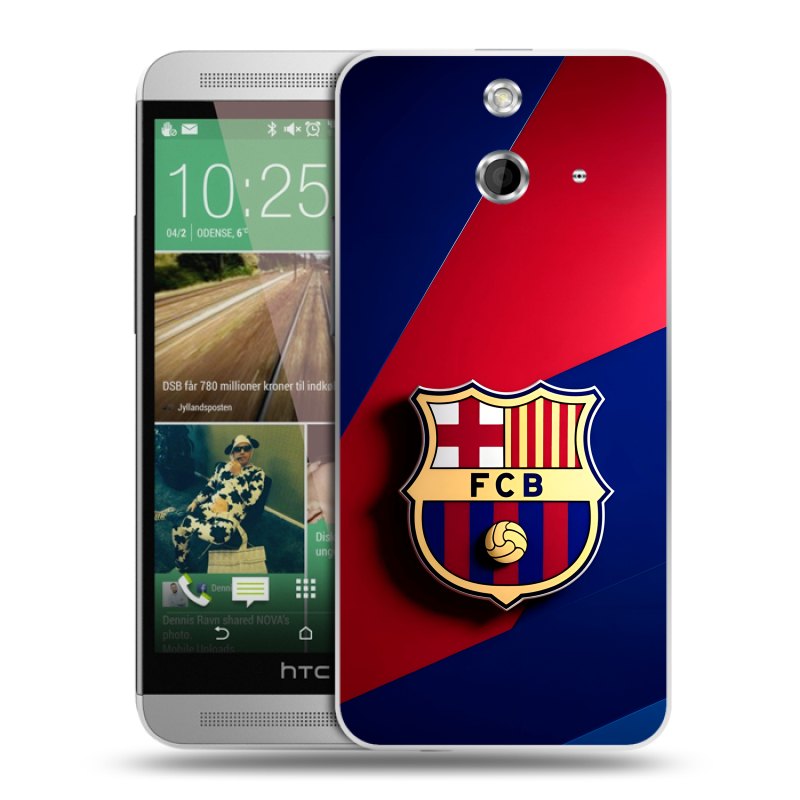 Пластиковый чехол на HTC One E8 с принтом Барселона Barcelona Пластиковый чехол на HTC One E8 с принтом Барселона Barcelona