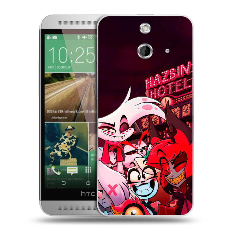 Пластиковый чехол на HTC One E8 с принтом Hazbin Hotel Отель Хазбин Пластиковый чехол на HTC One E8 с принтом Hazbin Hotel Отель Хазбин