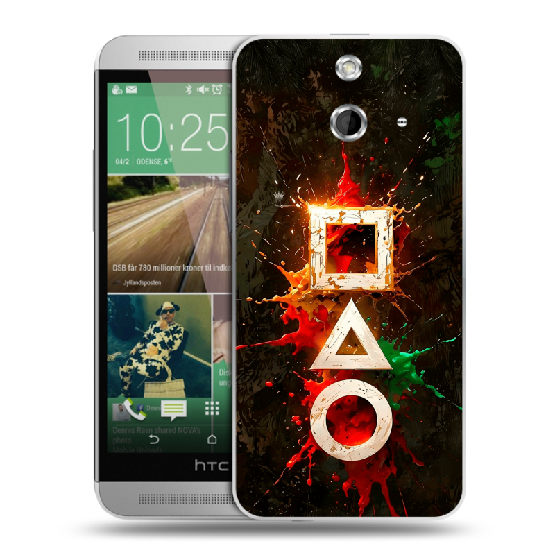 Пластиковый чехол на HTC One E8 с принтом Squid Game Игра кальмара Пластиковый чехол на HTC One E8 с принтом Squid Game Игра кальмара