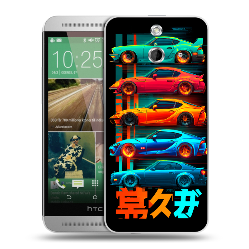 Пластиковый чехол на HTC One E8 с принтом машины тачки Пластиковый чехол на HTC One E8 с принтом машины тачки