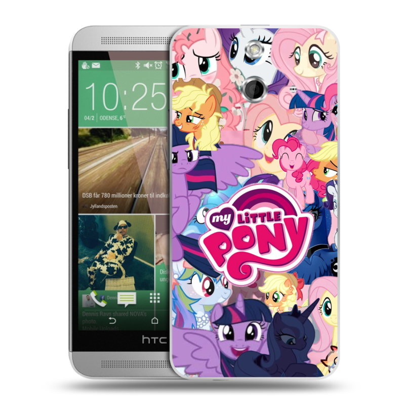 Пластиковый чехол на HTC One E8 с принтом My little pony Дружба чудо Пластиковый чехол на HTC One E8 с принтом My little pony Дружба чудо