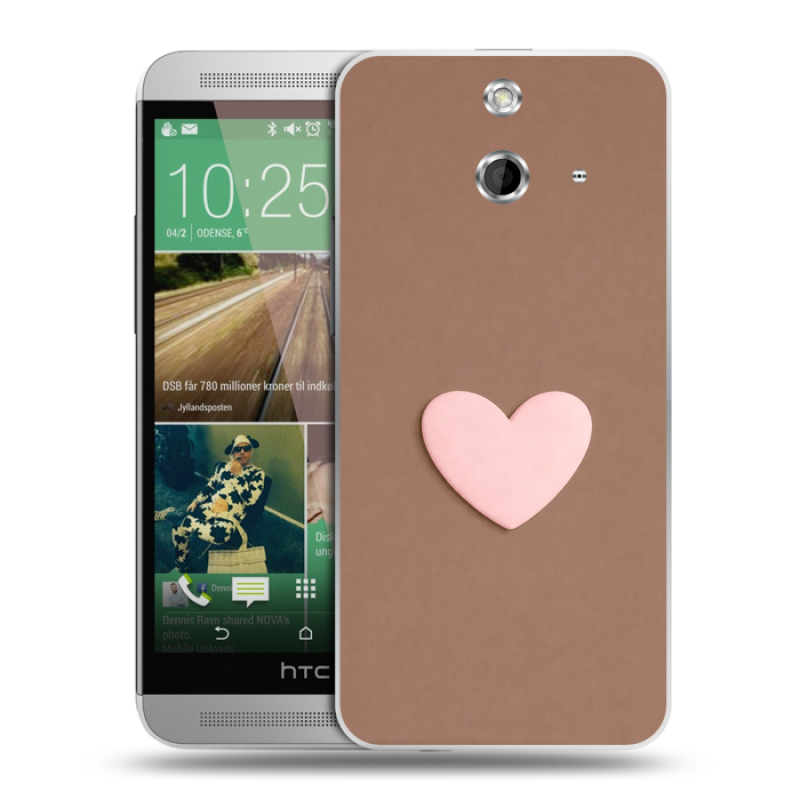 Пластиковый чехол на HTC One E8 с принтом женский Пластиковый чехол на HTC One E8 с принтом женский