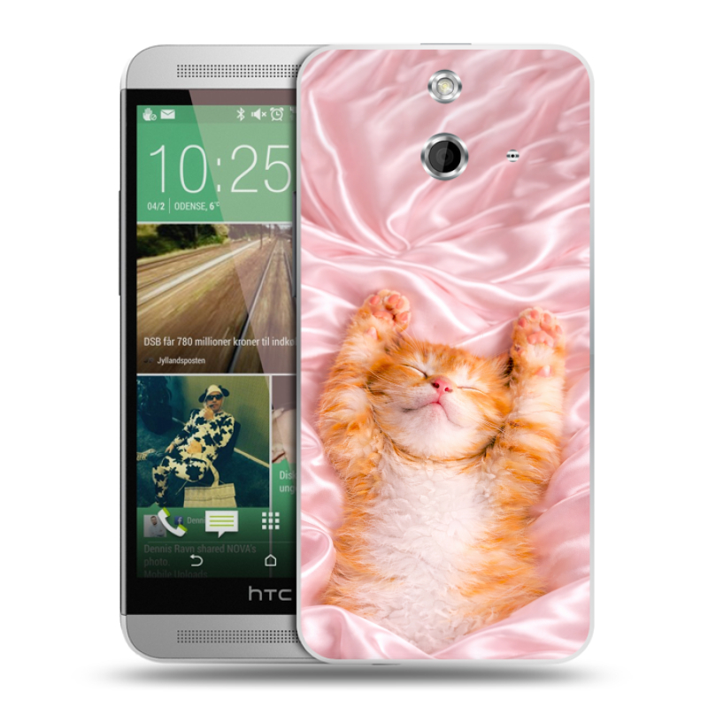 Пластиковый чехол на HTC One E8 с принтом женский Пластиковый чехол на HTC One E8 с принтом женский