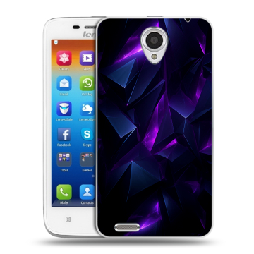 Пластиковый чехол на Lenovo S650 Ideaphone с принтом Абстракиция Пластиковый чехол на Lenovo S650 Ideaphone с принтом Абстракиция