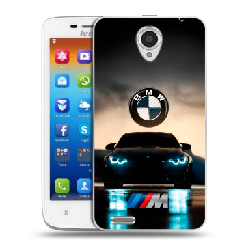 Пластиковый чехол на Lenovo S650 Ideaphone с принтом БМВ BMW Пластиковый чехол на Lenovo S650 Ideaphone с принтом БМВ BMW
