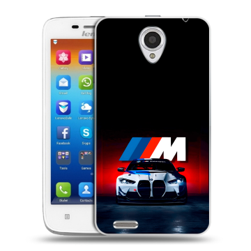 Пластиковый чехол на Lenovo S650 Ideaphone с принтом БМВ BMW Пластиковый чехол на Lenovo S650 Ideaphone с принтом БМВ BMW