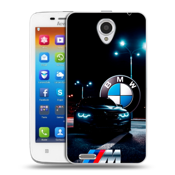 Пластиковый чехол на Lenovo S650 Ideaphone с принтом БМВ BMW Пластиковый чехол на Lenovo S650 Ideaphone с принтом БМВ BMW