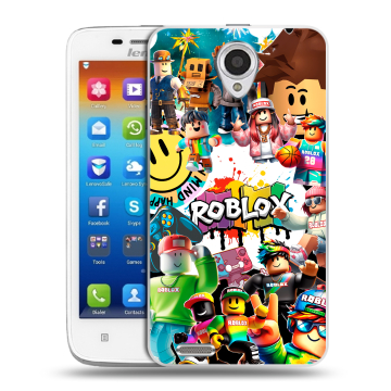 Пластиковый чехол на Lenovo S650 Ideaphone с принтом Roblox Роблокс Пластиковый чехол на Lenovo S650 Ideaphone с принтом Roblox Роблокс