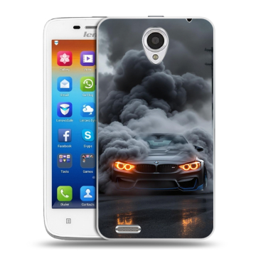 Пластиковый чехол на Lenovo S650 Ideaphone с принтом BMW БМВ Пластиковый чехол на Lenovo S650 Ideaphone с принтом BMW БМВ