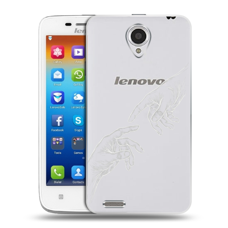 Пластиковый чехол на Lenovo S650 Ideaphone с принтом Сотворение мира Пластиковый чехол на Lenovo S650 Ideaphone с принтом Сотворение мира