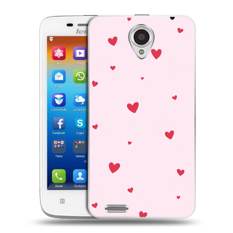 Пластиковый чехол на Lenovo S650 Ideaphone с принтом для девочек Пластиковый чехол на Lenovo S650 Ideaphone с принтом для девочек