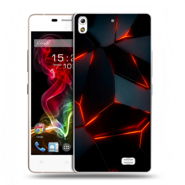 Пластиковый чехол на Fly IQ4516 Tornado Slim Octa с принтом Яркие абстракции Пластиковый чехол на Fly IQ4516 Tornado Slim Octa с принтом Яркие абстракции