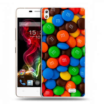 Пластиковый чехол на Fly IQ4516 Tornado Slim Octa с принтом Конфеты Пластиковый чехол на Fly IQ4516 Tornado Slim Octa с принтом Конфеты