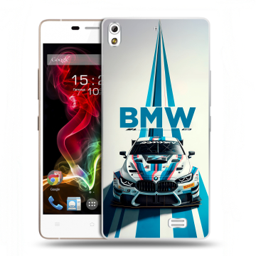 Пластиковый чехол на Fly IQ4516 Tornado Slim Octa с принтом БМВ BMW