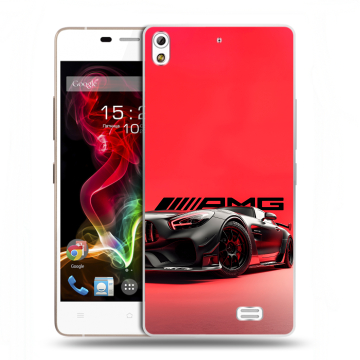 Пластиковый чехол на Fly IQ4516 Tornado Slim Octa с принтом Мерседес Mercedes AMG